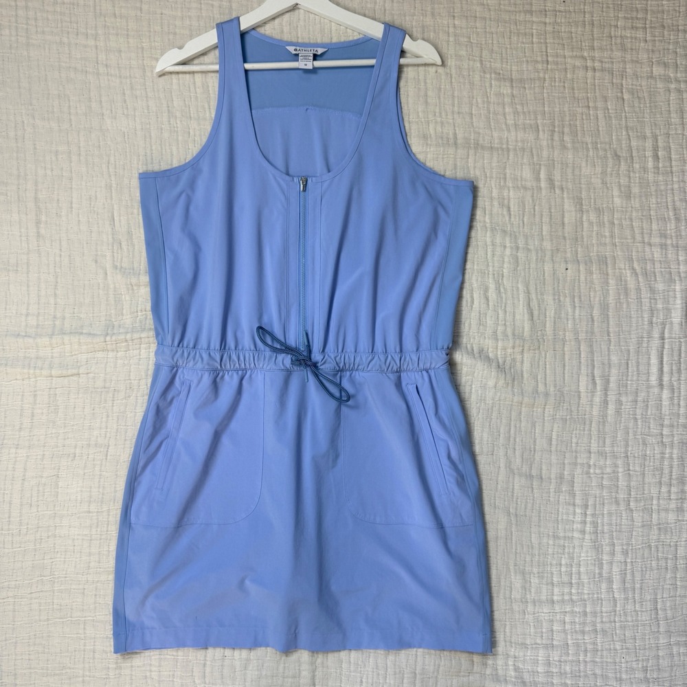 Athleta‎ Women's Expedition 2 Skort Dress Sleeveless Waist Tie Size 12 Athletic